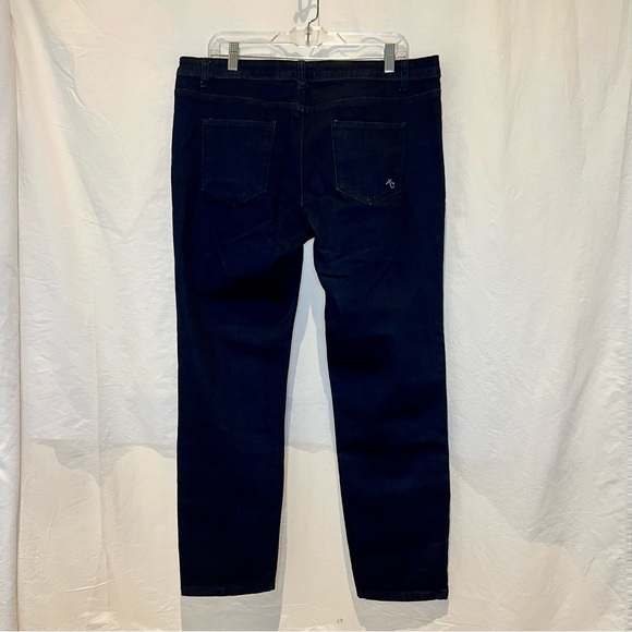 Modcloth Basic Mid-Rise Jeans Dark Wash XL - Picture 2 of 6